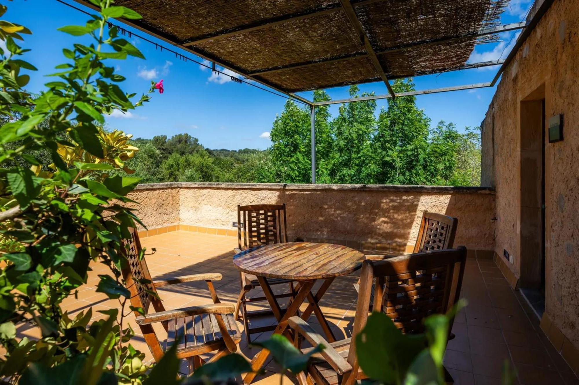 Agroturismo S'Hort De Sa Bagura 桑特略伦斯斯德斯卡尔达萨尔 外观 照片